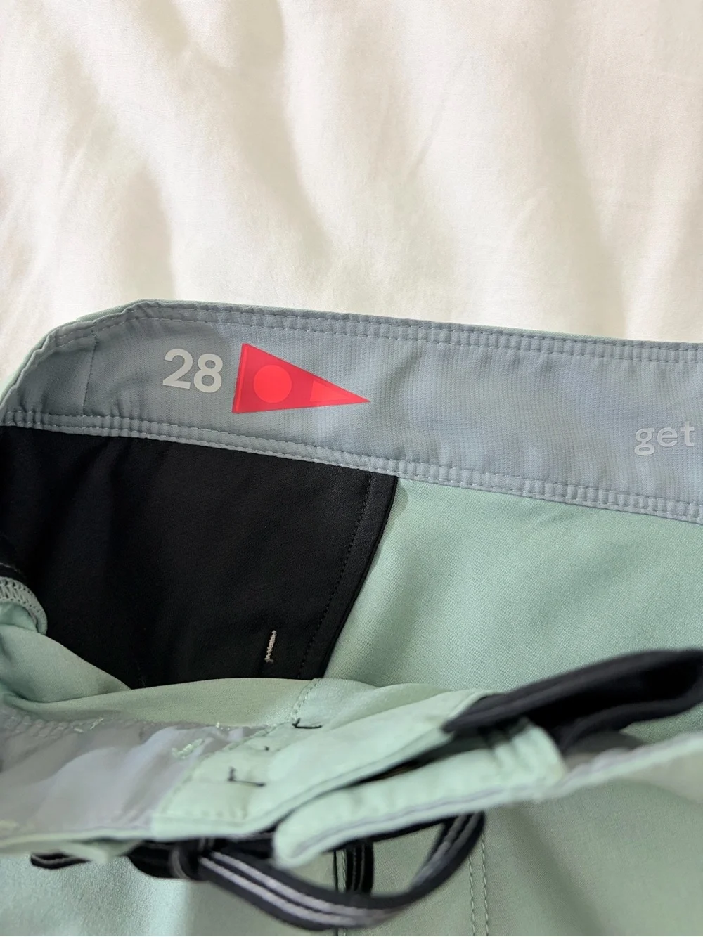 Florence Marine X Burgee Boardshorts Size 28 Surf Performance Swim Shorts